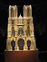 Reims, Cathedrale, Maquette de la cathedrale (1)